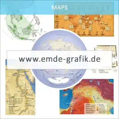 History map: Europe at the 10th century - Emde-Grafik